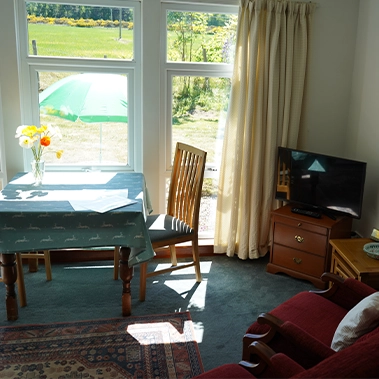 Full nature view from Winnows sitting room