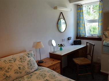 Vanity table with excellent natural lighting